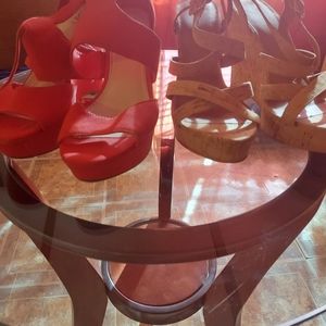 Two pairs of women's shoes..